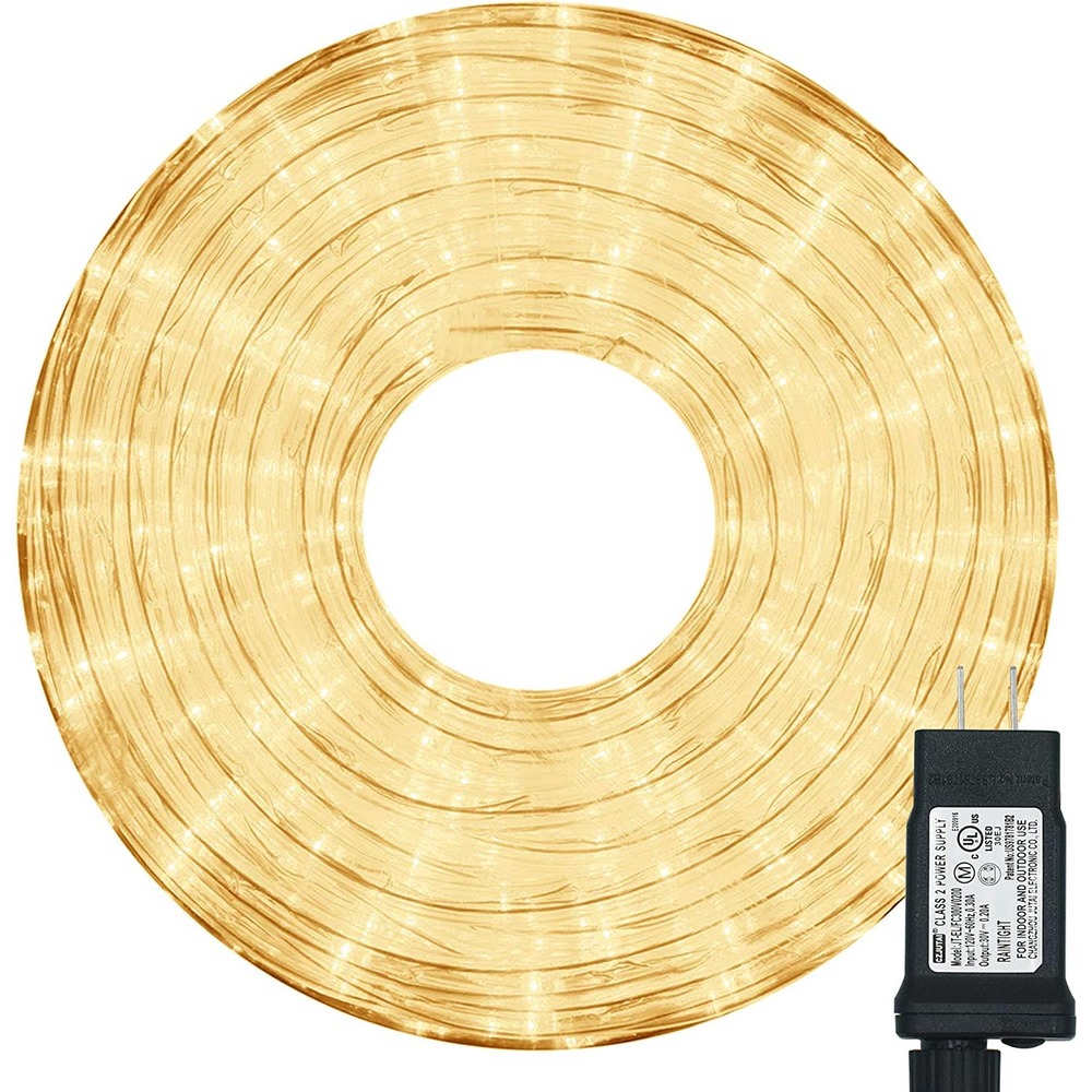 Rope Lights 66ft 480 LED 8 Modes Flexible with Timer & Memory (Warm White)